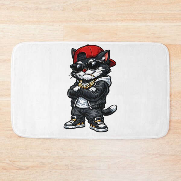 Item preview, Street Boss Cat – Cool Gangster Cartoon Cat with Sunglasses designed and sold by ArtistryPulse90.