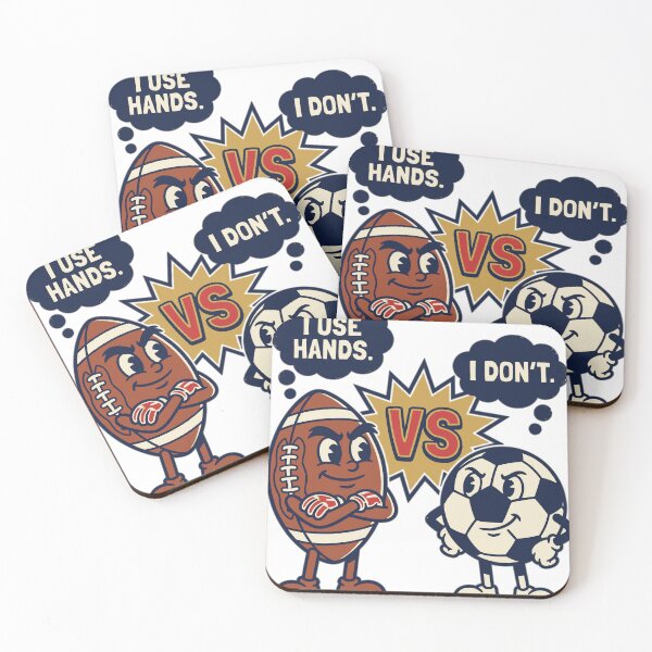 Item preview, American Football vs Soccer VS Badge V2 designed and sold by 1RSN.