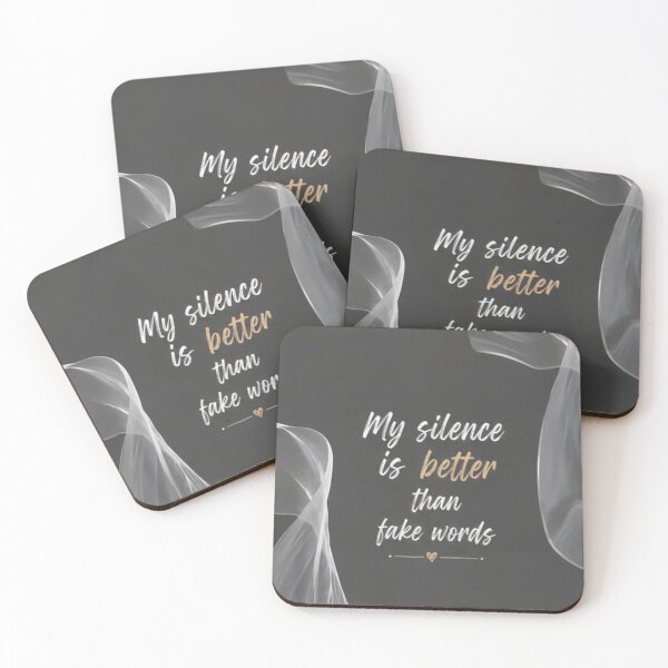Item preview, My Silence Is Better Than Fake Words designed and sold by itxelaraStudio.