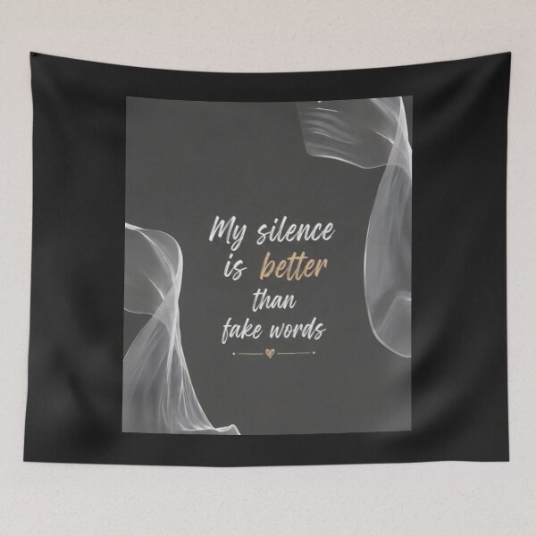 Item preview, My Silence Is Better Than Fake Words designed and sold by itxelaraStudio.