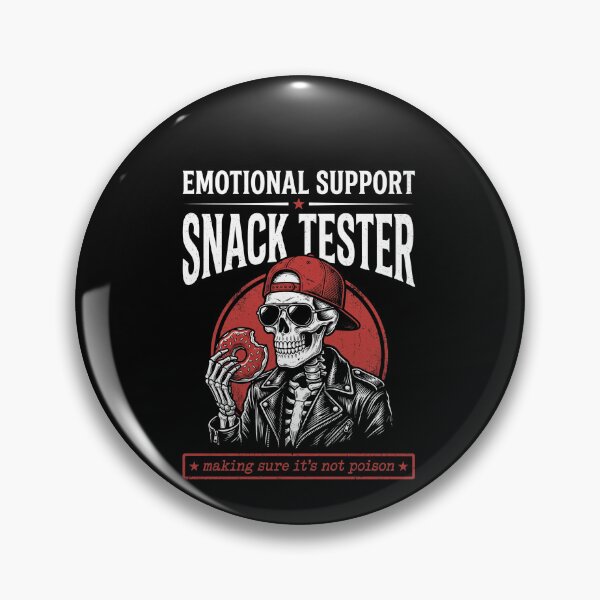 Item preview, Emotional Support Snack Tester Making Sure It's Not Poison Funny Foodie Humor designed and sold by SofenArt.
