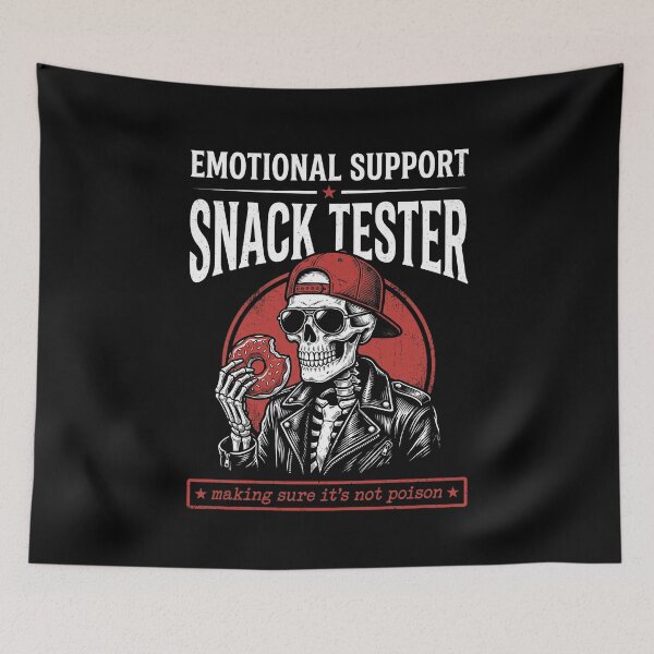 Item preview, Emotional Support Snack Tester Making Sure It's Not Poison Funny Foodie Humor designed and sold by SofenArt.