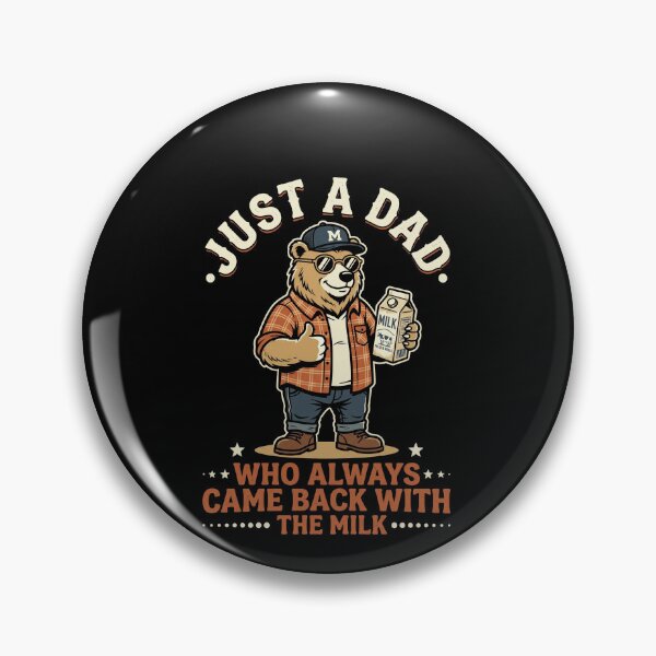 Item preview, Just A Dad. Who Always Came Back With The Milk Funny Father Fatherhood Gift designed and sold by SofenArt.