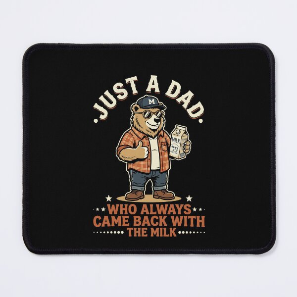 Item preview, Just A Dad. Who Always Came Back With The Milk Funny Father Fatherhood Gift designed and sold by SofenArt.