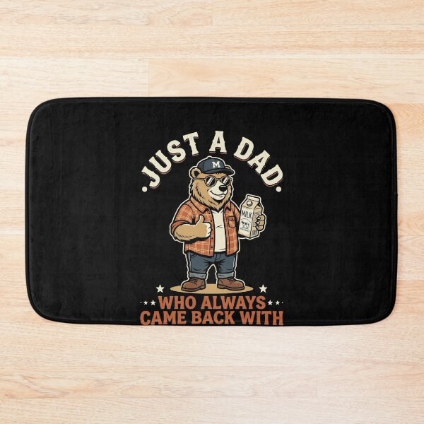 Item preview, Just A Dad. Who Always Came Back With The Milk Funny Father Fatherhood Gift designed and sold by SofenArt.