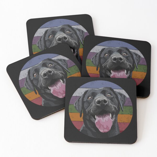 Item preview,  Vintage Black Labrador Retro Dog designed and sold by Just-Arts-4U.