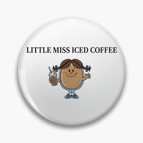 Item preview, Little Miss Iced Coffee Character Brown Drink Tiktok Cute Daily Routine Funny Cartoon Book Mr Men Kawaii Animated designed and sold by SamiraArts.