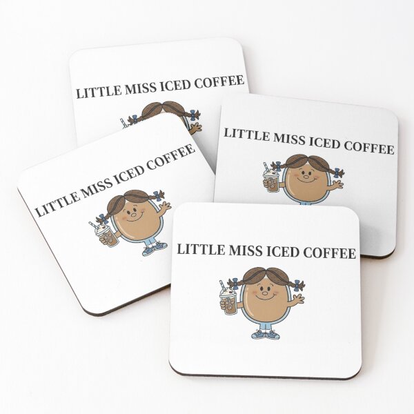 Item preview, Little Miss Iced Coffee Character Brown Drink Tiktok Cute Daily Routine Funny Cartoon Book Mr Men Kawaii Animated designed and sold by SamiraArts.