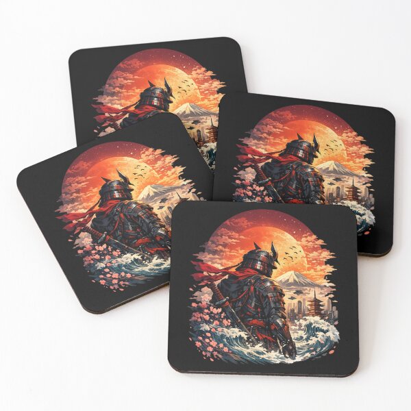 Item preview, Samurai Sunset Japanese Warrior designed and sold by zenithviv.