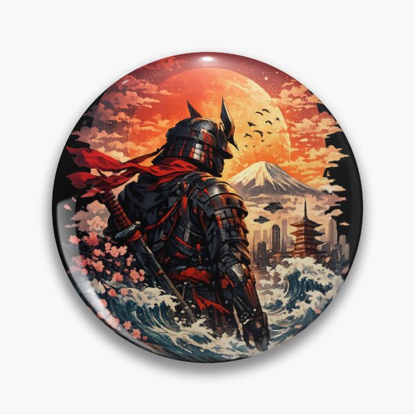 Item preview, Samurai Sunset Japanese Warrior designed and sold by zenithviv.