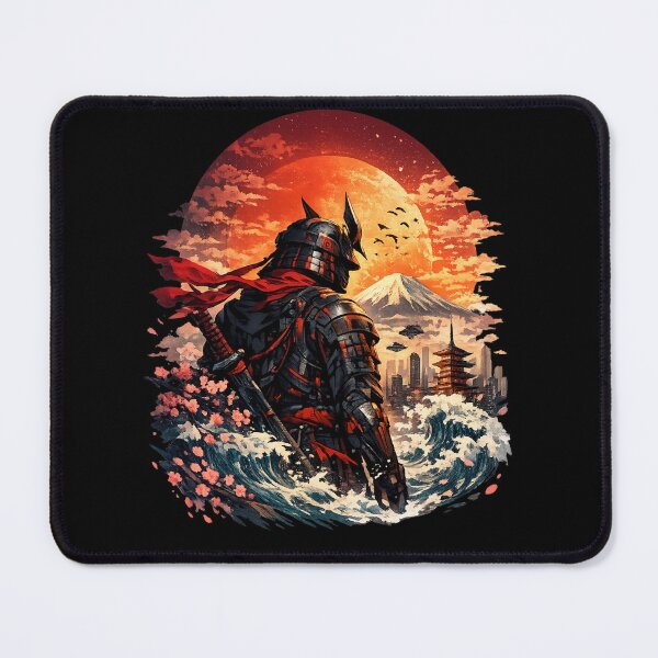 Item preview, Samurai Sunset Japanese Warrior designed and sold by zenithviv.