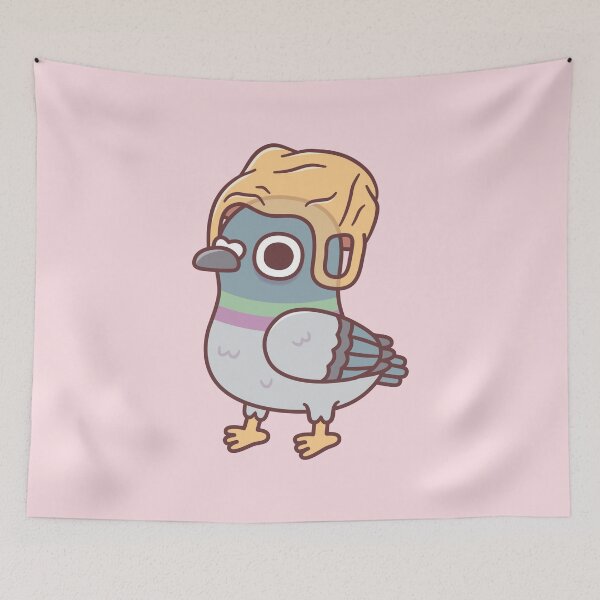 Item preview, Funny Pigeon With Plastic Bag Hat Meme designed and sold by rustydoodle.
