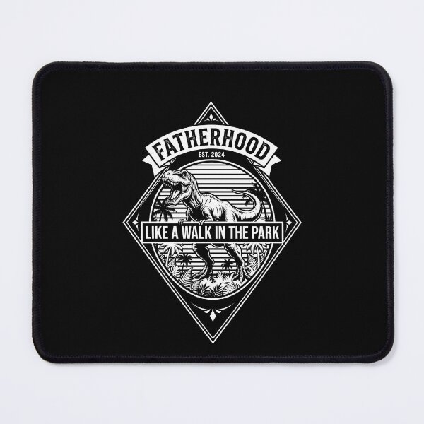 Item preview, Fatherhood Est 2024 Like A Walk In The Park Funny Dinosaur Dad designed and sold by SofenArt.