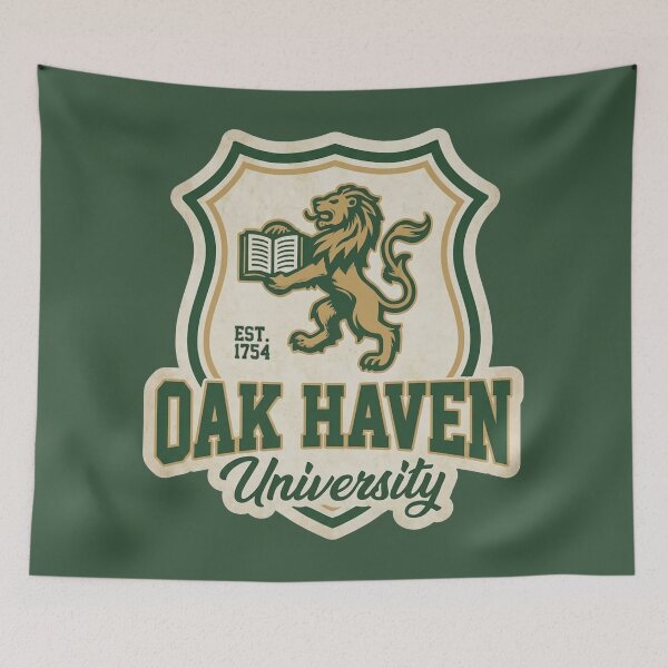 Item preview, Oak Haven University - Classic Academic Crest designed and sold by The True American.