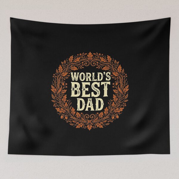 Item preview, World's Best Dad Father's Day Family Gift designed and sold by SofenArt.