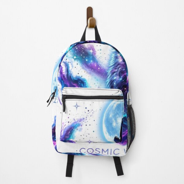 Item preview, Cosmic Wolf Spirit – Galaxy Moon Wolf Artwork designed and sold by LevelUpReads.