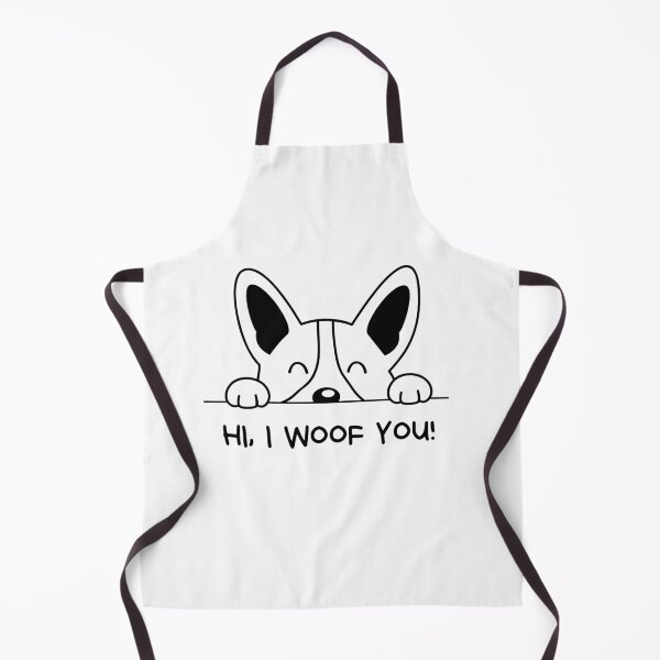 Item preview, Hi I Woof You Cute Corgi Dog Love Pun Graphic designed and sold by Rhodes Shop.
