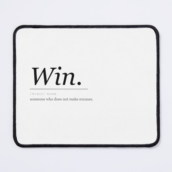 Item preview, Win. — Minimalist Dictionary Print designed and sold by CarsCommunity.