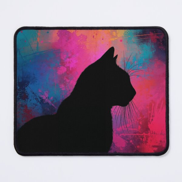 Item preview, Black Cat Silhouette designed and sold by PamLeeDesign.