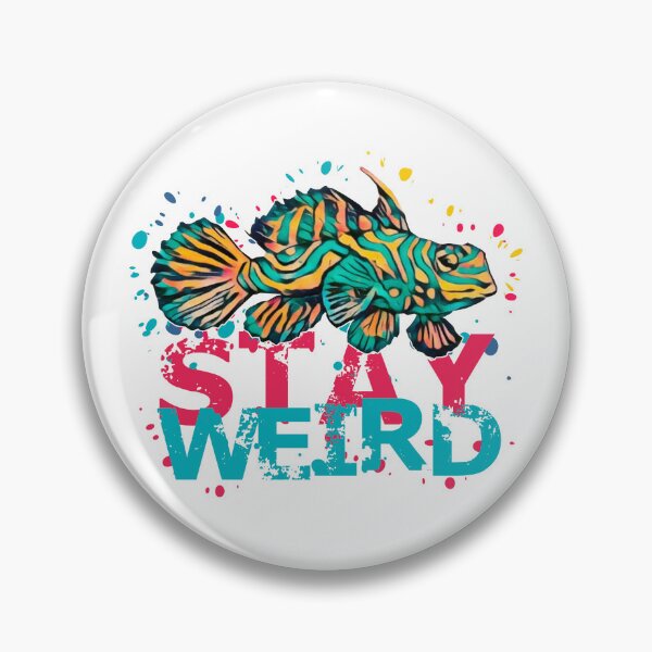 Item preview, Psychedelic Mandarinfish Stay Weird Design designed and sold by ArtdeGwo.