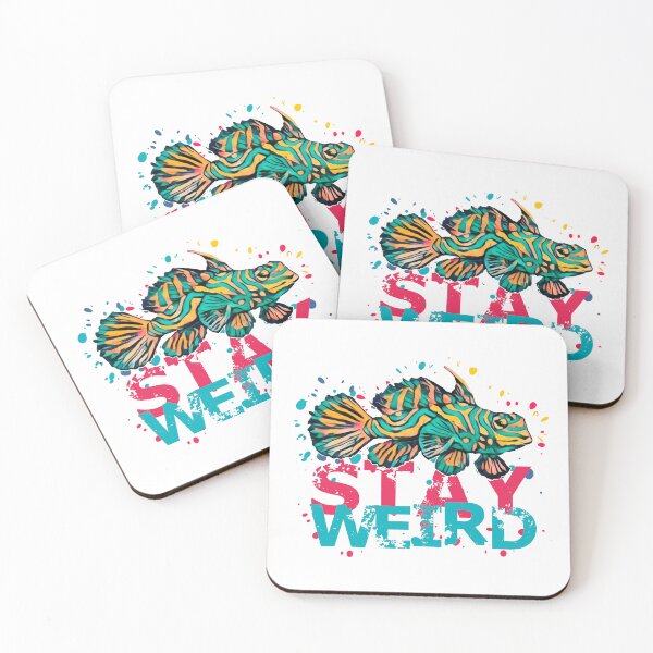 Item preview, Psychedelic Mandarinfish Stay Weird Design designed and sold by ArtdeGwo.