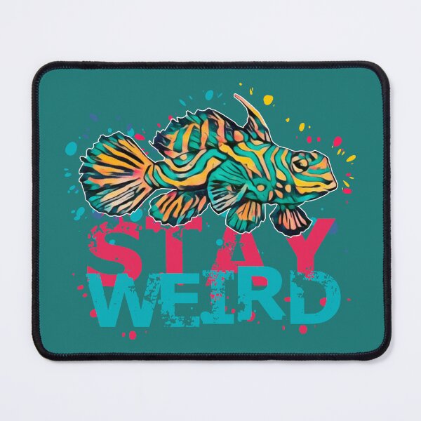 Item preview, Psychedelic Mandarinfish Stay Weird Design designed and sold by ArtdeGwo.