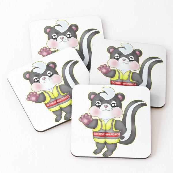 Item preview, Funny Introvert Skunk Do Not Approach Vest designed and sold by BalRaju-Doodles.