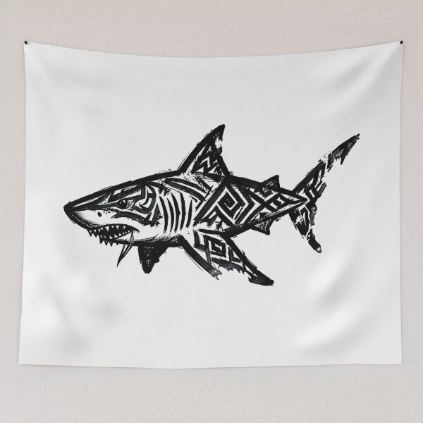 Item preview, Tribal shark ! do do dee do di do designed and sold by T's&such.