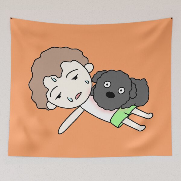 Item preview, Sweaty Summer Struggles with a Clingy Fluffy Puppy designed and sold by ubborn.