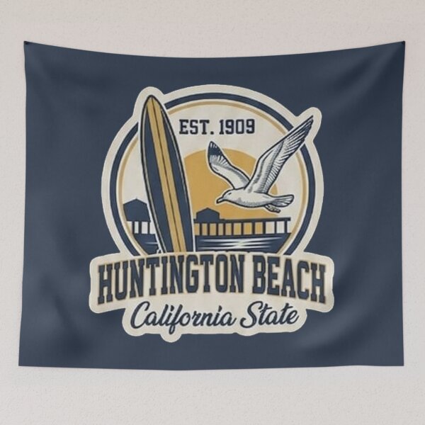 Item preview, Huntington Beach California - Surf City designed and sold by The True American.