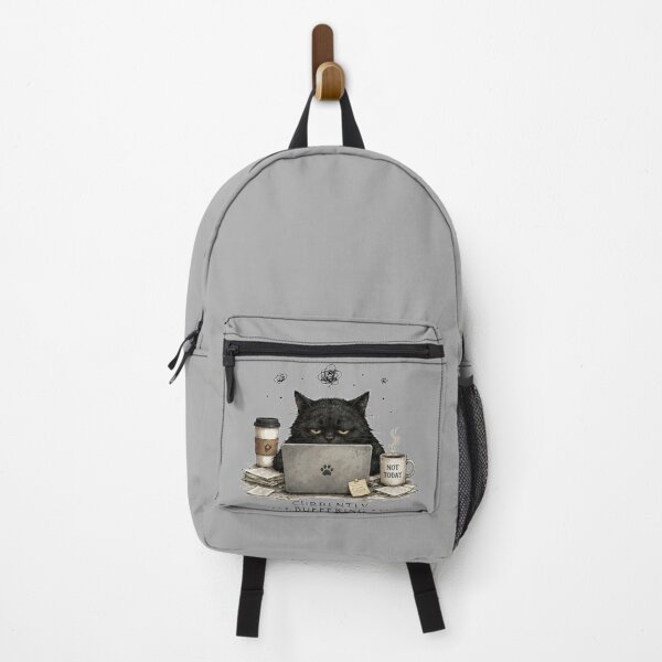 Item preview, Currently Buffering Black Cat Laptop Humor designed and sold by Alma en Cada Detalle.