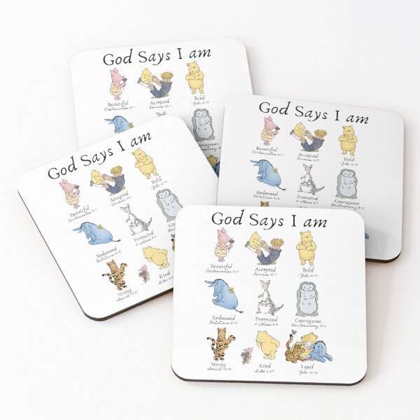 Item preview, Classic Winnie The Pooh God Says I Am designed and sold by Sunsolico.