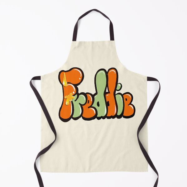 Item preview, Freddie Name Graffiti Throwie Orange Sage Green liquid drip effect Street Art designed and sold by Artonmytee.
