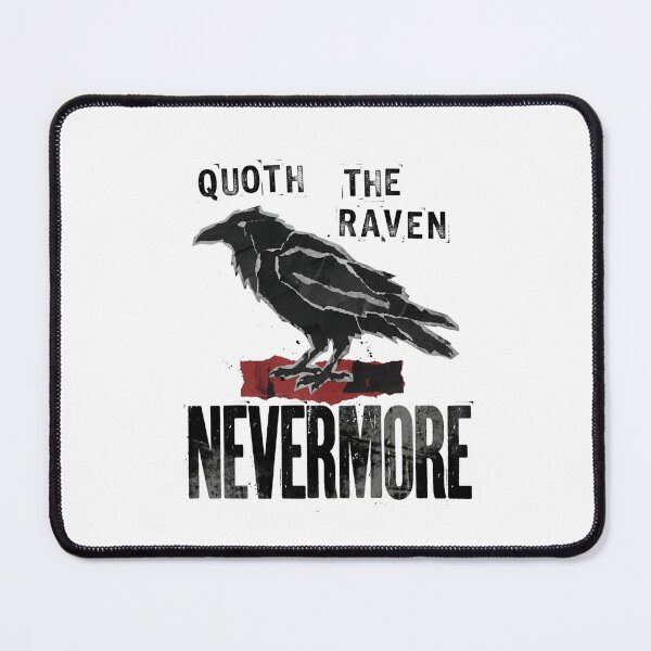 Item preview, Edgar Allan Poe Nevermore Distressed Paper Raven designed and sold by Fenay Designs.