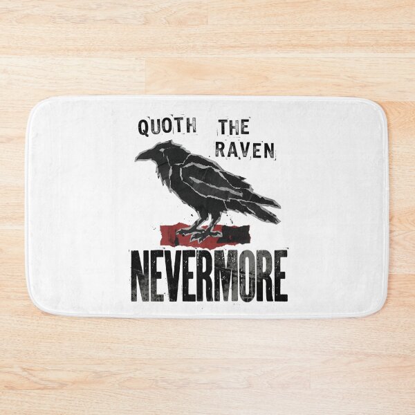 Item preview, Edgar Allan Poe Nevermore Distressed Paper Raven designed and sold by Fenay Designs.