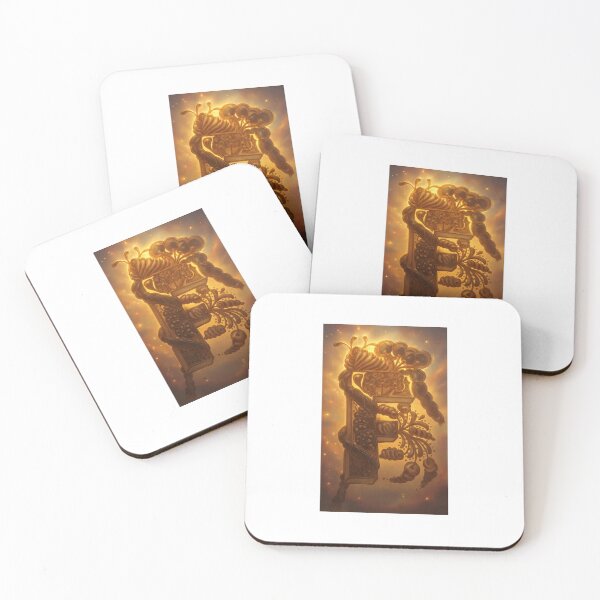 Item preview, Illuminated Manuscript F - Golden Light designed and sold by The Outlier Studio.
