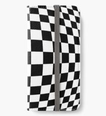 #black, #white, #chess, #checkered, #pattern, #flag, #board, #abstract, #chessboard, #checker, #square iPhone Wallet/Case/Skin