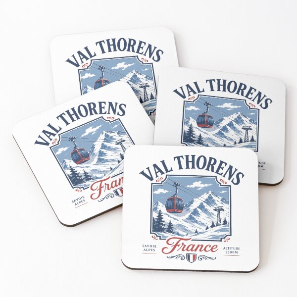 Item preview, Val Thorens France Retro Ski Cable Car Graphic designed and sold by JackCurtis1991.