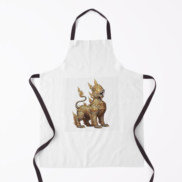 Item preview, Majestic Golden Thai Singha - Chalermchai Kositpipat Style - Sacred Lion Art designed and sold by shikuldo7.