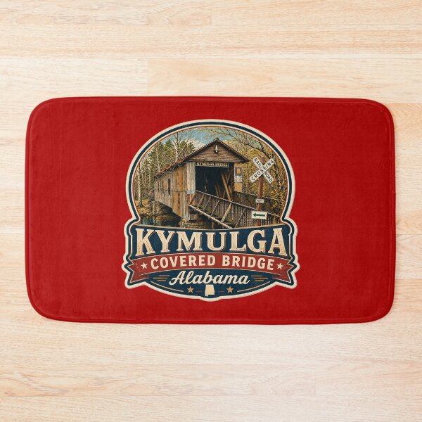 Item preview, Kymulga Covered Bridge sticker designed and sold by gotucoveredart.