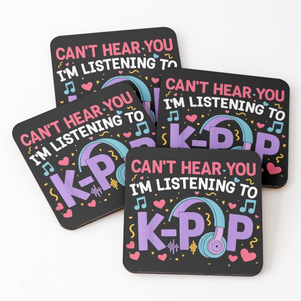 Item preview, Cant Hear You Im Listening To K-Pop Cute Aesthetic Music Headphone designed and sold by DienesAngele.