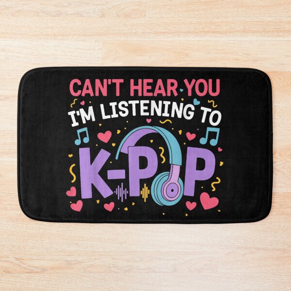 Item preview, Cant Hear You Im Listening To K-Pop Cute Aesthetic Music Headphone designed and sold by DienesAngele.