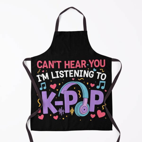 Item preview, Cant Hear You Im Listening To K-Pop Cute Aesthetic Music Headphone designed and sold by DienesAngele.