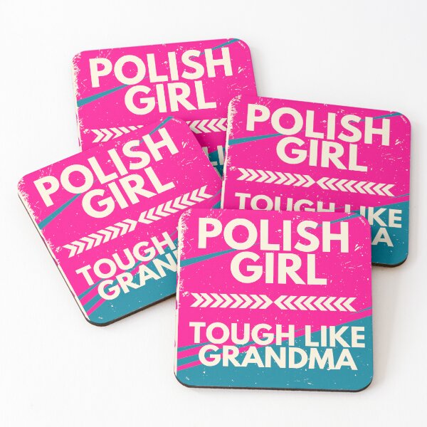 Item preview, Polish Girl – Tough Like Grandma - Funny Strong Polish Heritage Design designed and sold by icreativestudio.