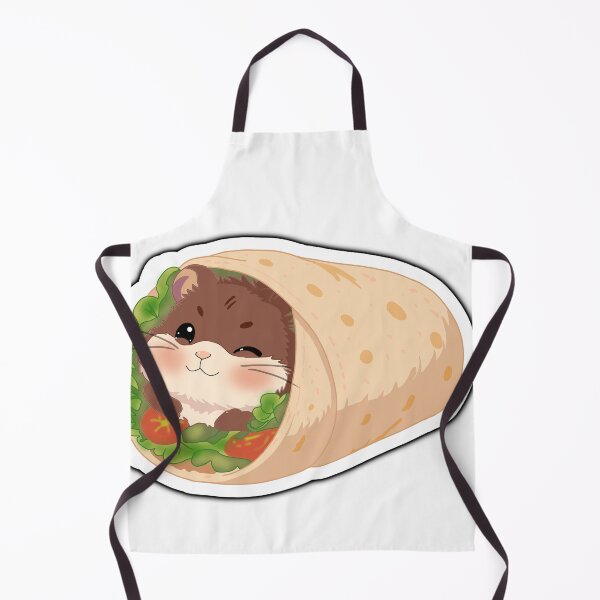 Item preview, Cute Hamster Burrito Sticker -Kawaii Food Hamster Wrap designed and sold by pn_terest.