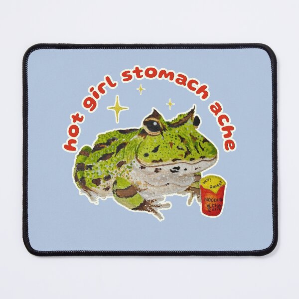 Item preview, Hot Girl Stomach Ache (Ramen Horace) designed and sold by Blackberries & Moss.