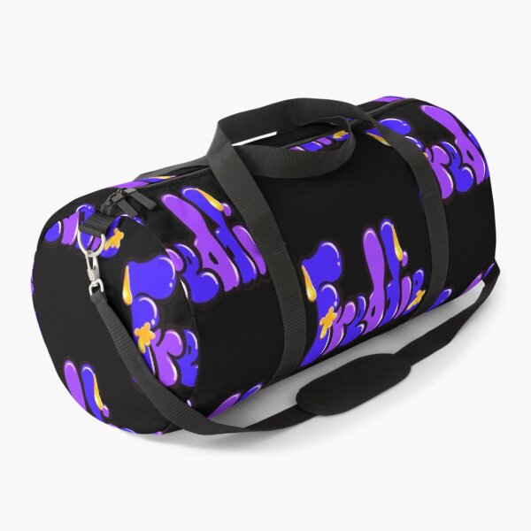 Item preview, Freddie Name Graffiti Throwie in Purple and blue with liquid drip effect Street Art designed and sold by Artonmytee.