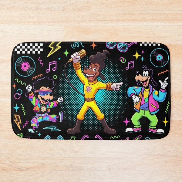 Item preview, Powerline, Max & Goofy Neon 90s Kawaii Collage designed and sold by KismetsKawaiiCo.