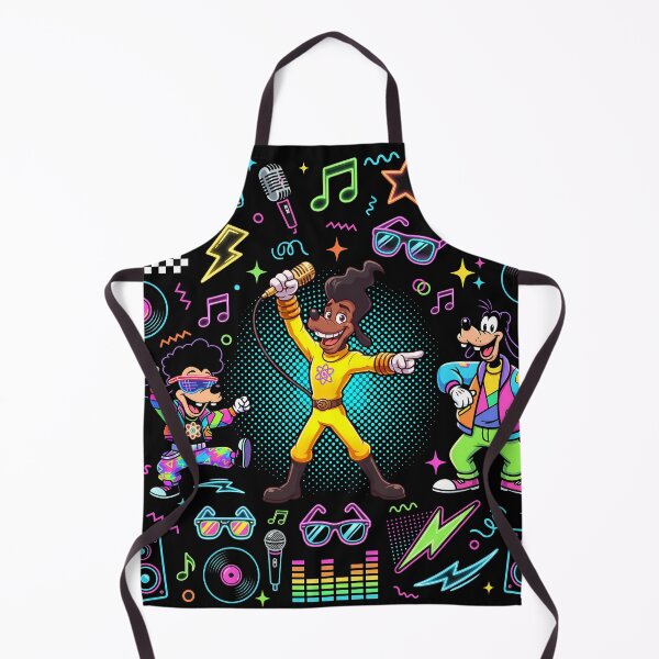 Item preview, Powerline, Max & Goofy Neon 90s Kawaii Collage designed and sold by KismetsKawaiiCo.