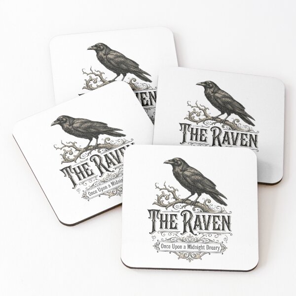 Item preview, Edgar Allan Poe Vintage Engraving The Raven Filigree designed and sold by Fenay Designs.